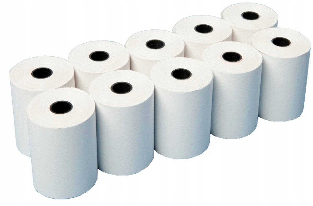 Thermische Rol 57x15mm - 10 Stuks - Kassarollen & Printerrollen