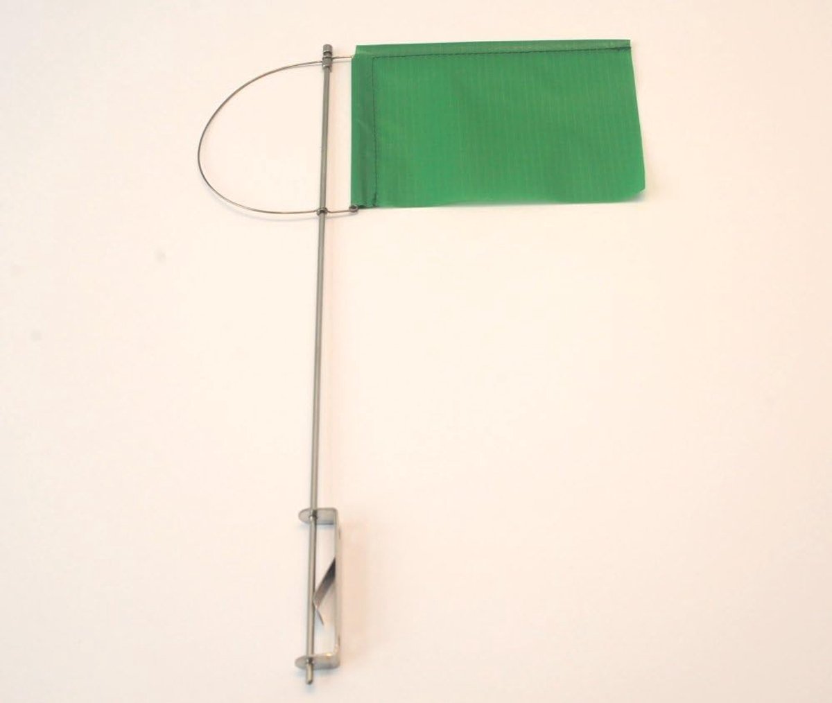 Clicker with side holder and cloth, green, 100 mm - ShopVlot