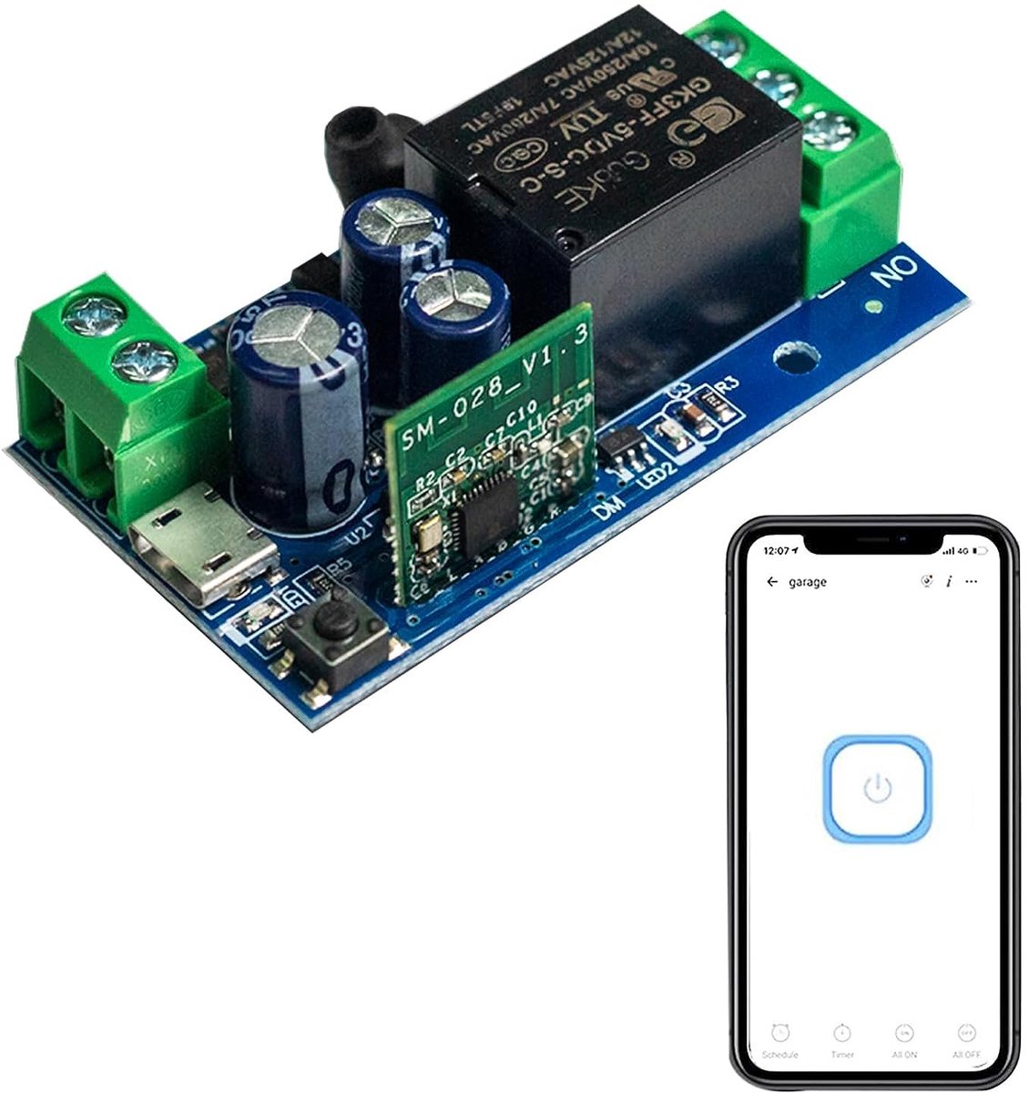 QIACHIP 1 Channel Ewelink APP Smart WiFi Relay Switch Module Instantaneous Self-locking Controller - ShopVlot