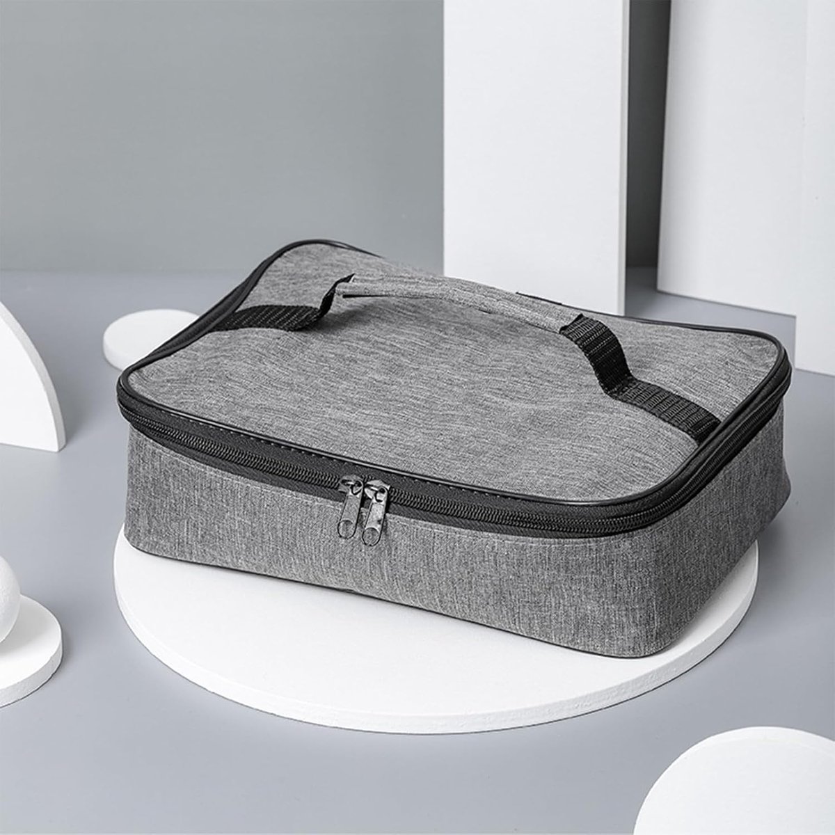 SHAOWENCB Kleine koeltas voor onderweg, 4 liter, opvouwbare lunchbox, lunchtas, isolatietas met gevoerde handgreep - ShopVlot