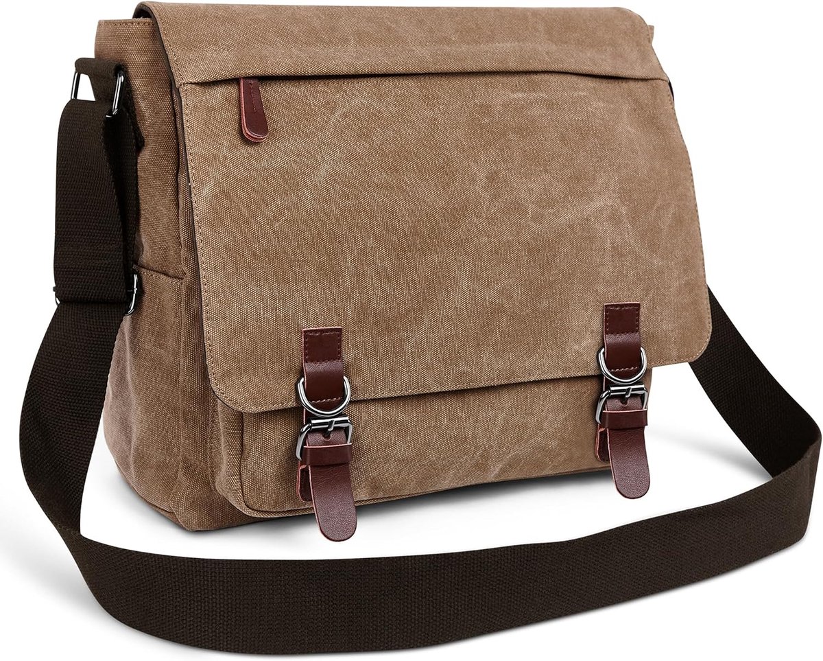 Fashion Messenger Bags Men Shoulder Bag Portable Laptop Bag for 13.3 inch Laptop Work Travel Casual Daily College Bag - ShopVlot