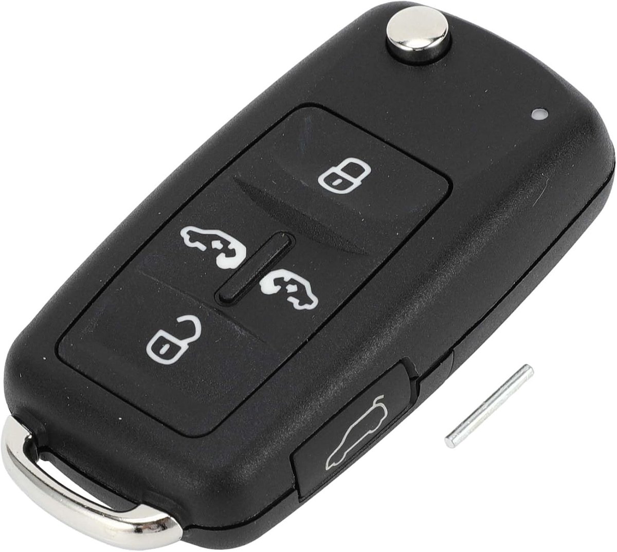 A ABSOPRO 5 Buttons Key Housing Case Keyless Entry Remote Key Fob Replacement Housing for VW Transporter T5 T6 - ShopVlot