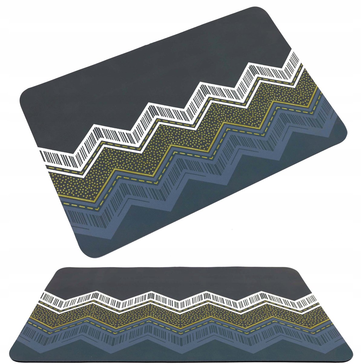 Sneldrogende Antislip Badmat - 50x80 cm - Donkerblauw
