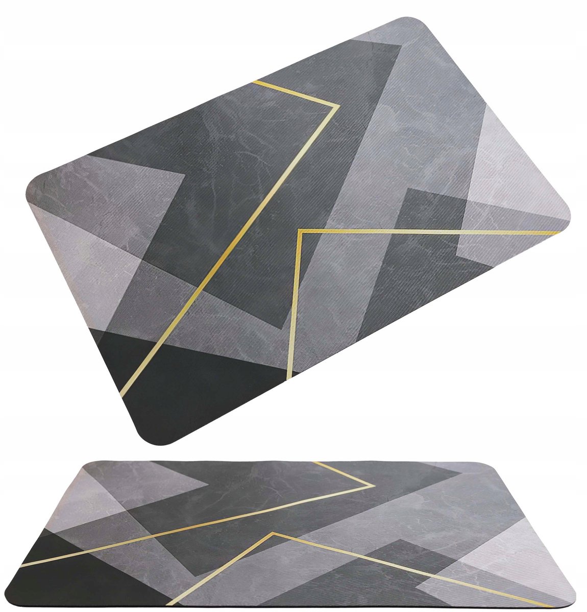 Snelle Droge Badmat Grijs 40x60 cm - Antislip & Zacht