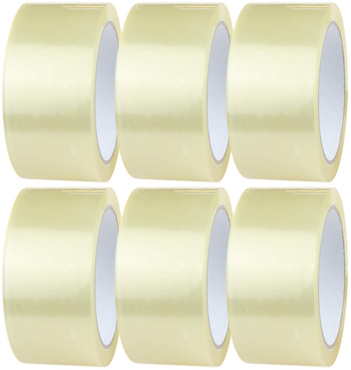 Transparante Verpakkingstape - Transparant - 48 mm x 66 m - Sterk en Kleverig - Voor Verpakking en Verhuizing