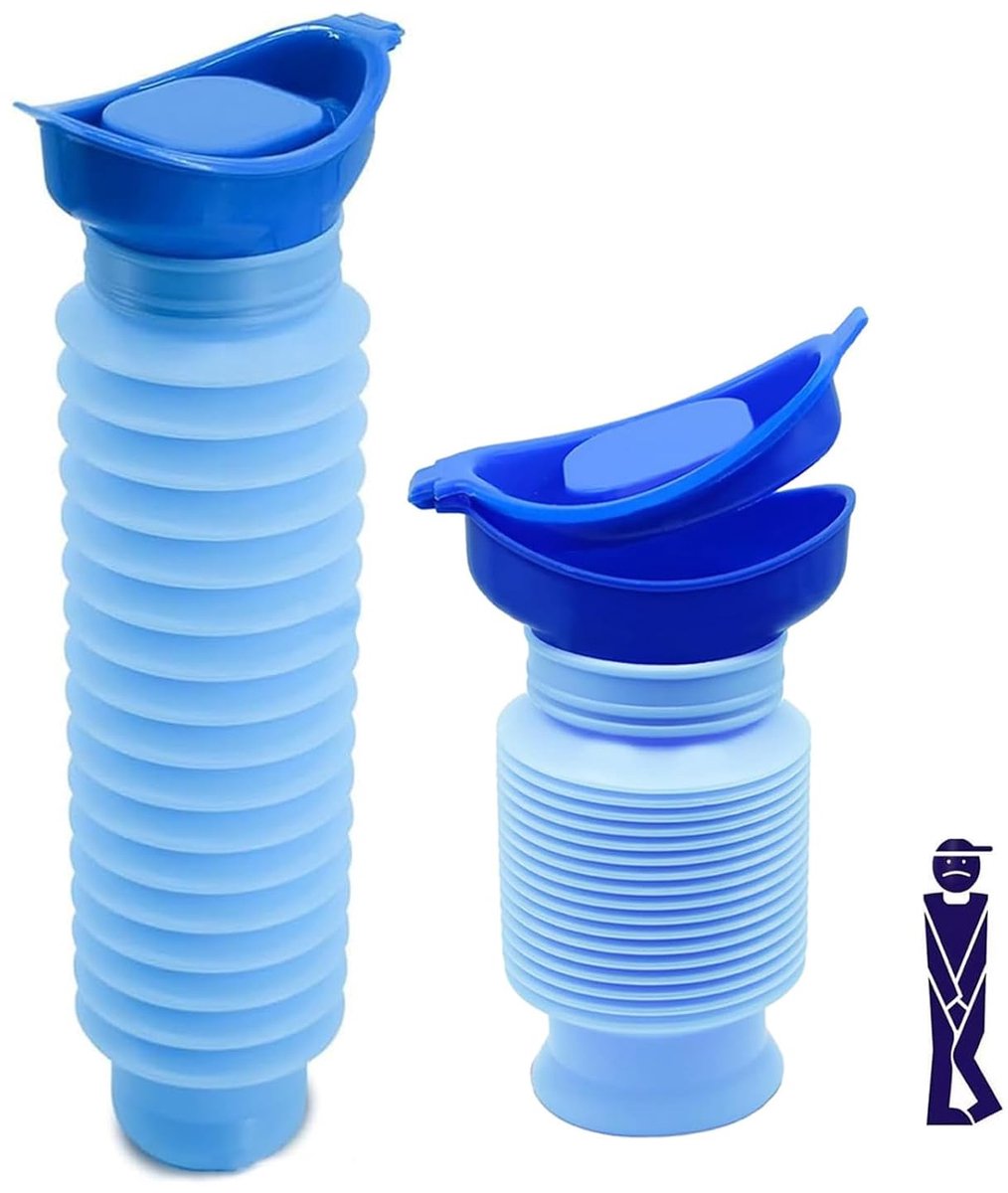 2 stuks krimpbaar urinoir, noodurinoir, herbruikbaar, - ShopVlot