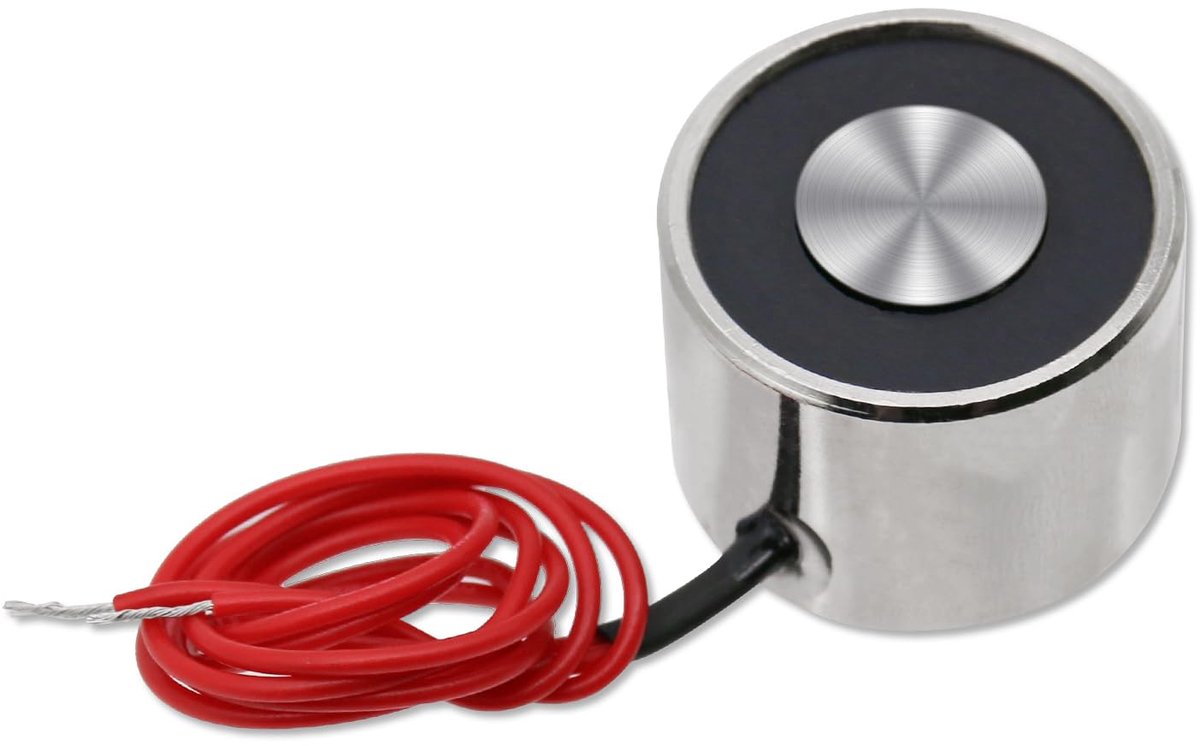 Electromagneet 30 x 25 mm - DC 5 V - 100N zuigkracht - Ideaal voor elektromagnetische toepassingen - ShopVlot