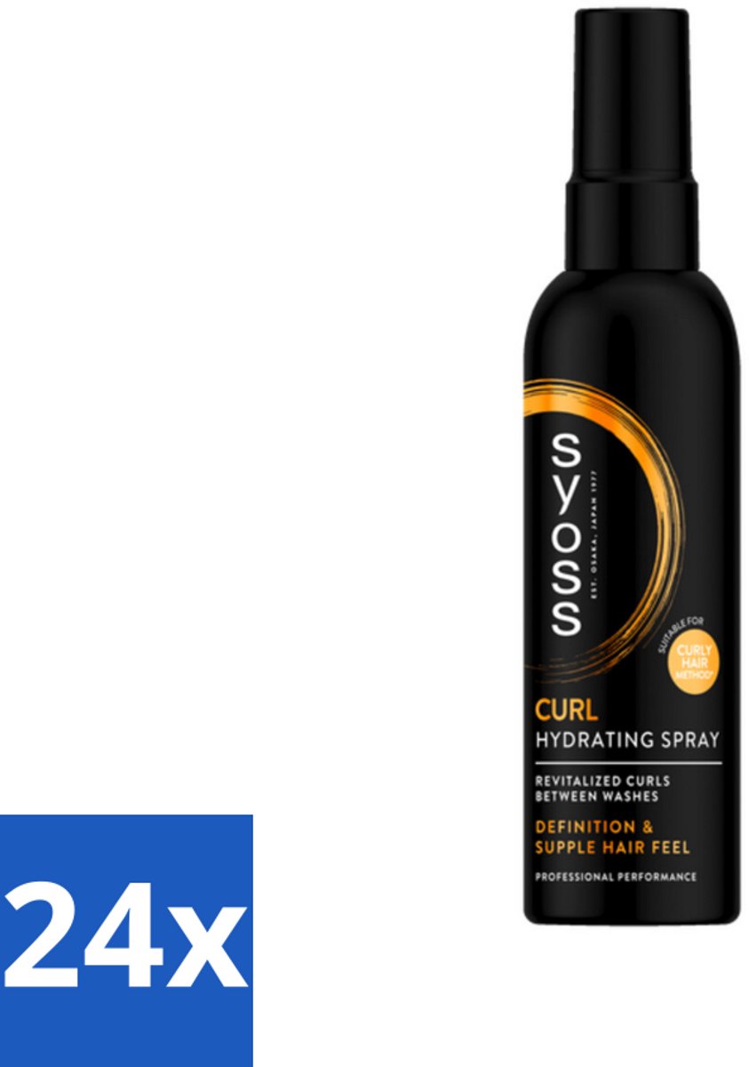Syoss - Curls - Haarspray - Veerkrachtige Krullen - 150 ml - Voordeelverpakking - 24 stuks