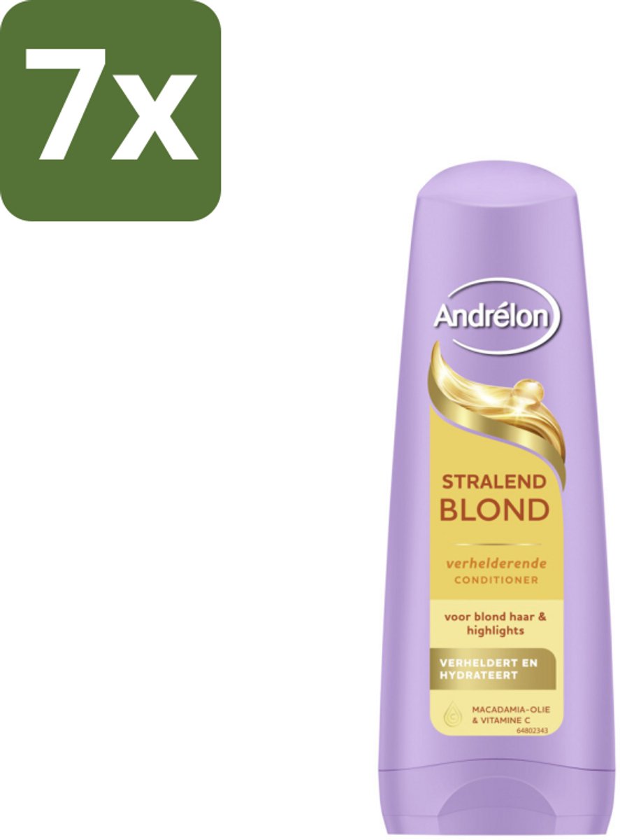 Andrélon – Conditioner – Stralend Blond – 200 ml - Bulkverpakking - 7 stuks