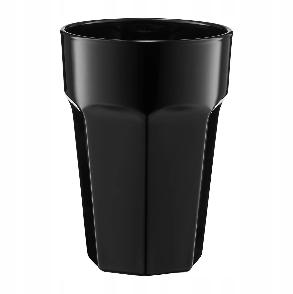 Ambition Latte Glazen 430 ml - Stijlvol Zwart Glas (1 stuk)