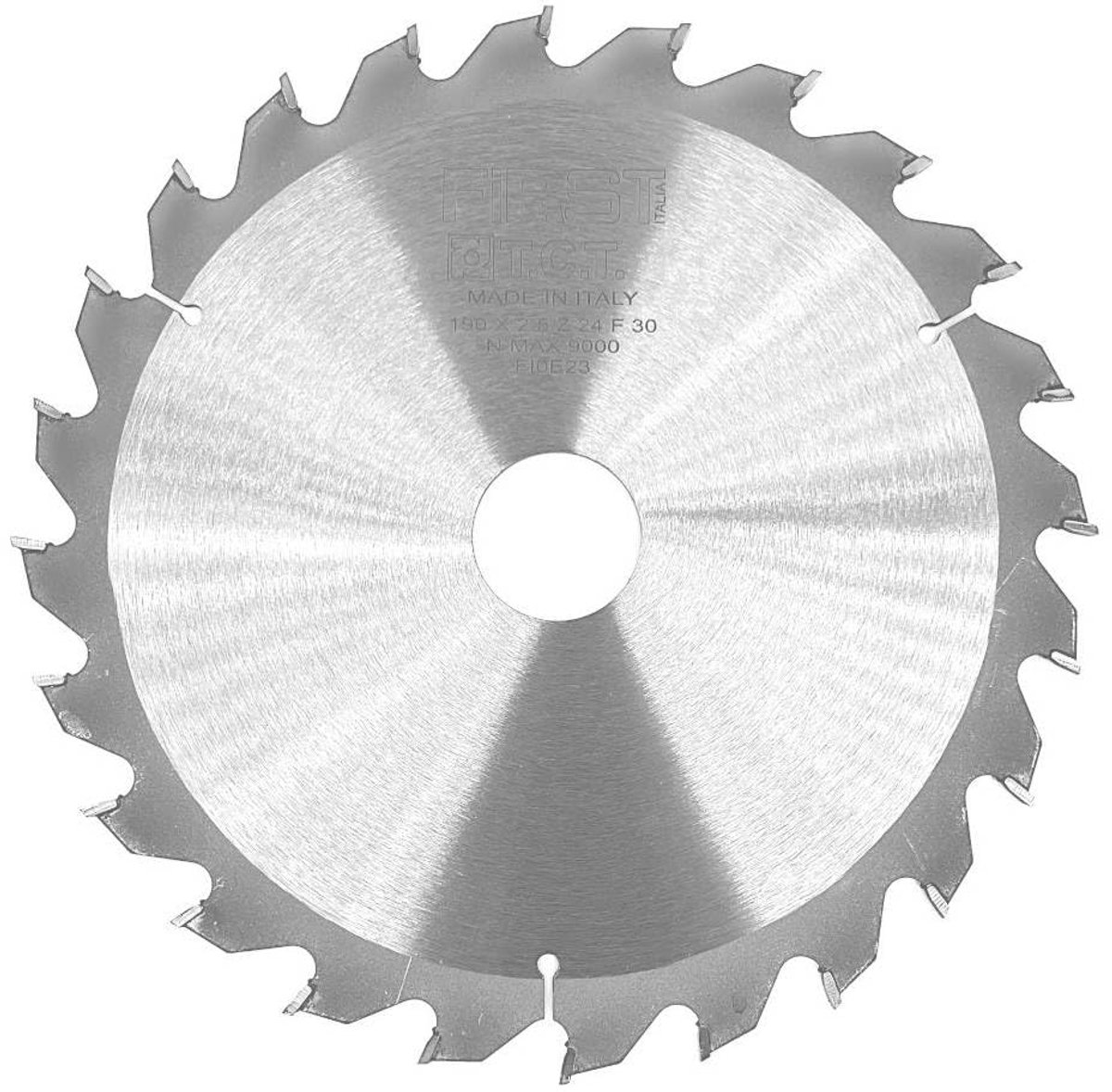 Cirkelzaagblad 190 mm - HM - 24 tanden - Geschikt voor houtbewerking - ShopVlot
