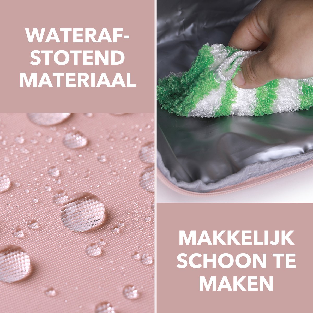 Brisby Koeltas 12 Liter – Lunchtas voor Werk & Onderweg – 2 Geïsoleerde Vakken – Inclusief 2 Koelelementen – Tot 10 Uur Koel- Soft Pink — cadeau in Sport & Outdoor - foto 4