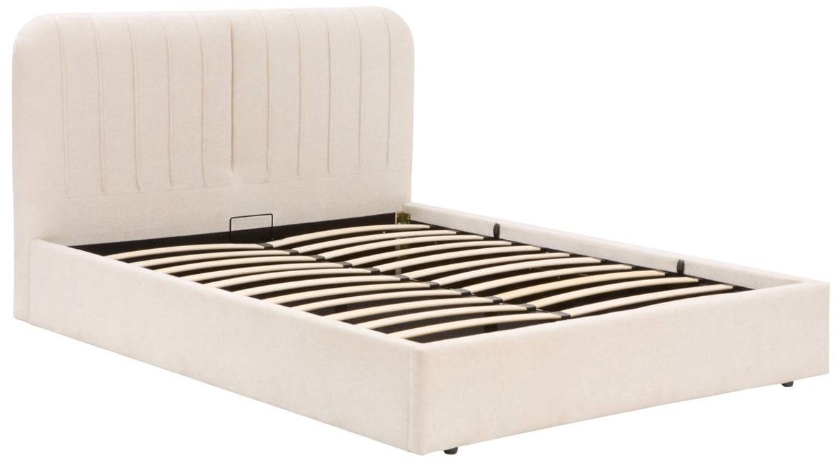 Lit coffre Cala rectangulaire 160x200cm beige