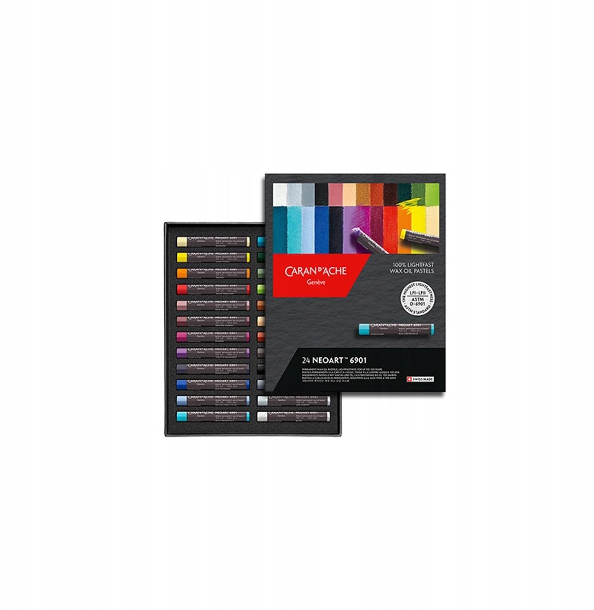 Caran d'Ache NeoArt Pastels Set - 24 Kleuren