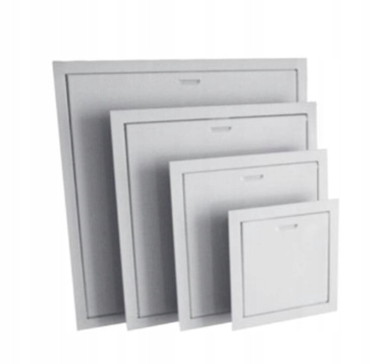 Dospel Inspectieluik Metaal 200x200mm Wit - Uitverkoop