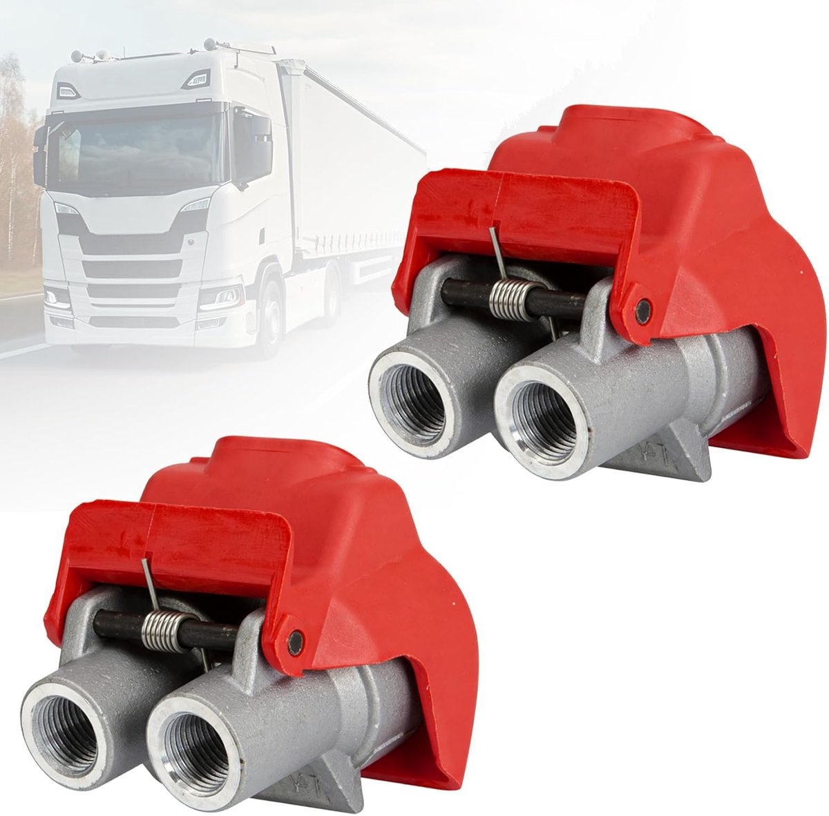 Koppelingskop snelkoppeling M16 x 1,5 - Duomatic aanhangeradapter - Professionele trekhaak - ShopVlot