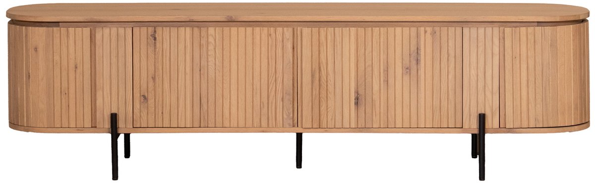 DÉJA Living Tv-Meubel Loise - Eikenhout/Metaal - Naturel - 200cm