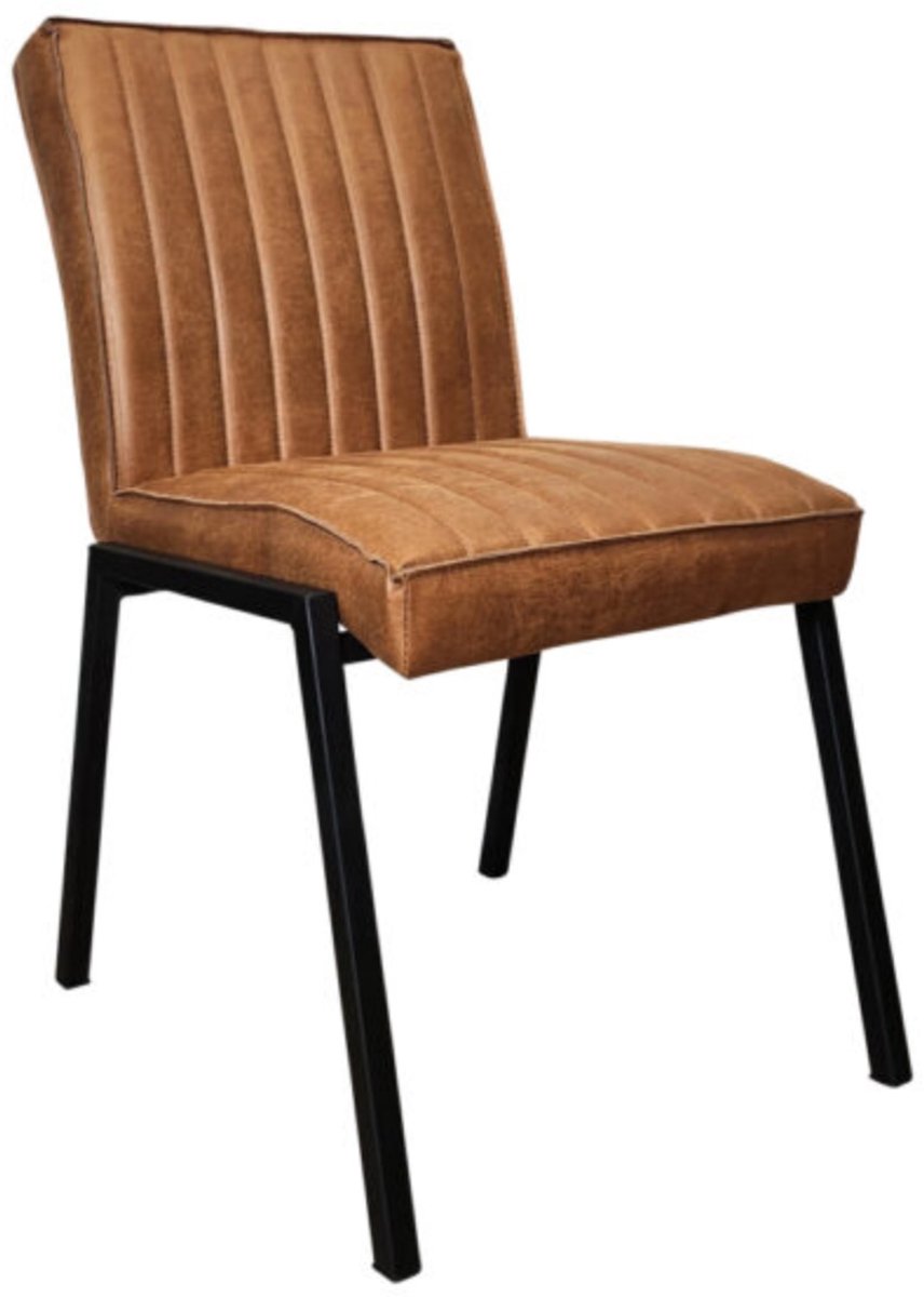 StarFurn Eetkamerstoel Tivoli - Cognac - 52x65x88cm - Set van 2