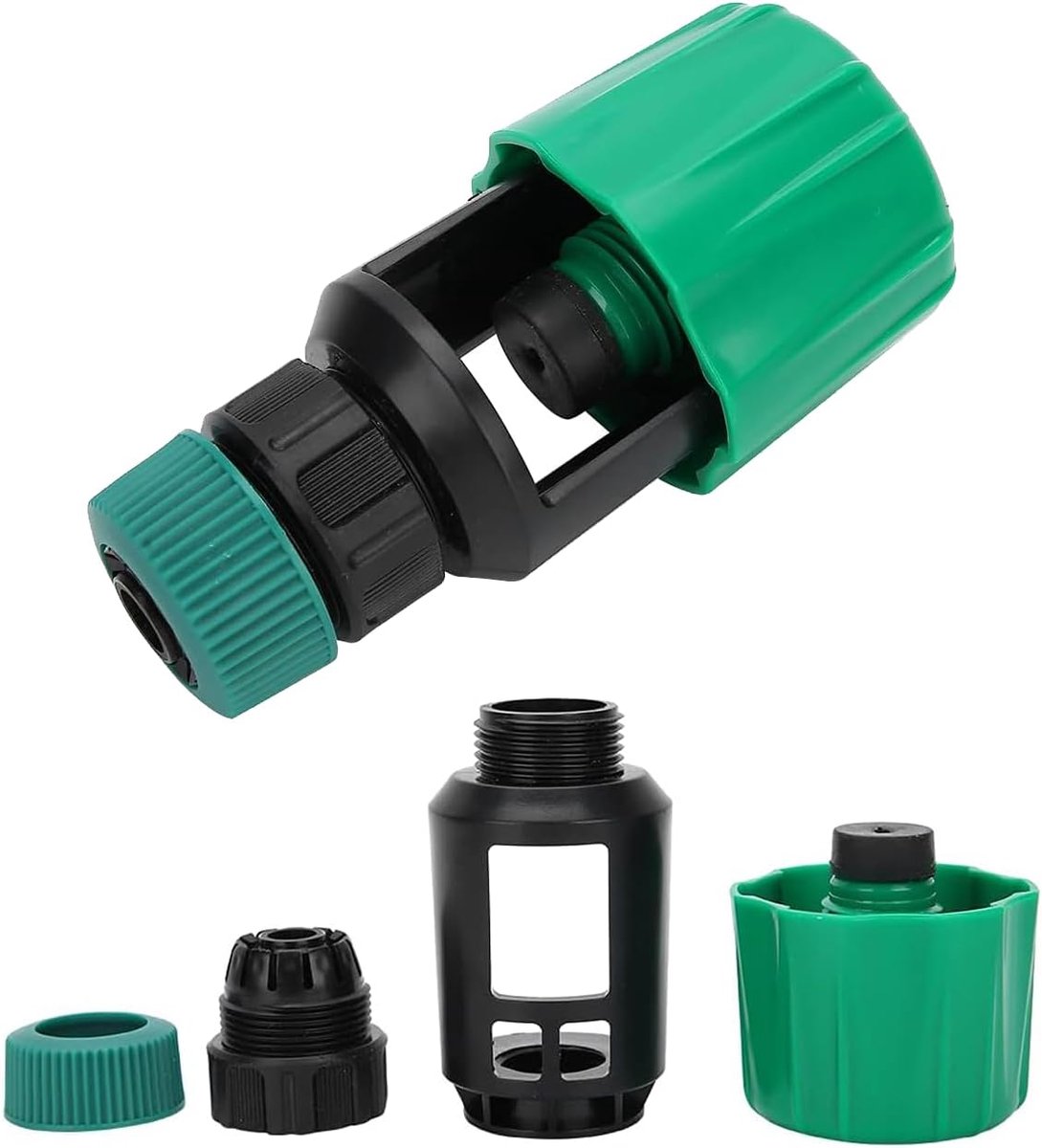 Haarwaterkraan connector - universele adapter - kunststof - voorkomt lekkages - ShopVlot