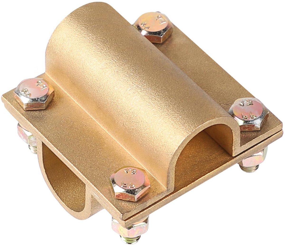 Aardingsklem Ø 20 mm - Messing kruisconnector - Geschikt voor 120 mm² - Betrouwbare verbinding voor aardingssystemen - ShopVlot