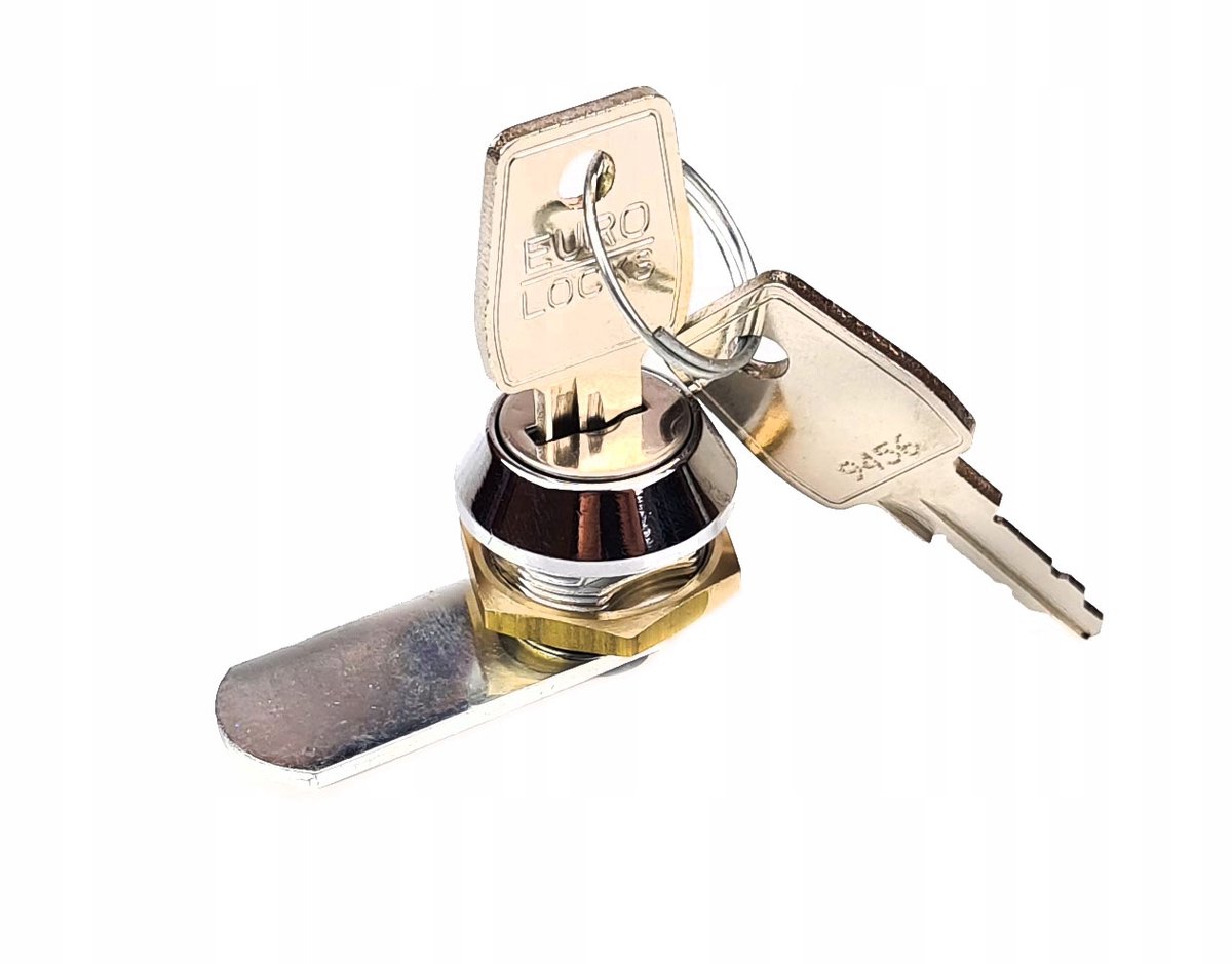 EURO-LOCKS F298 Cam Lock 11.1mm Chroom Dubbel D
