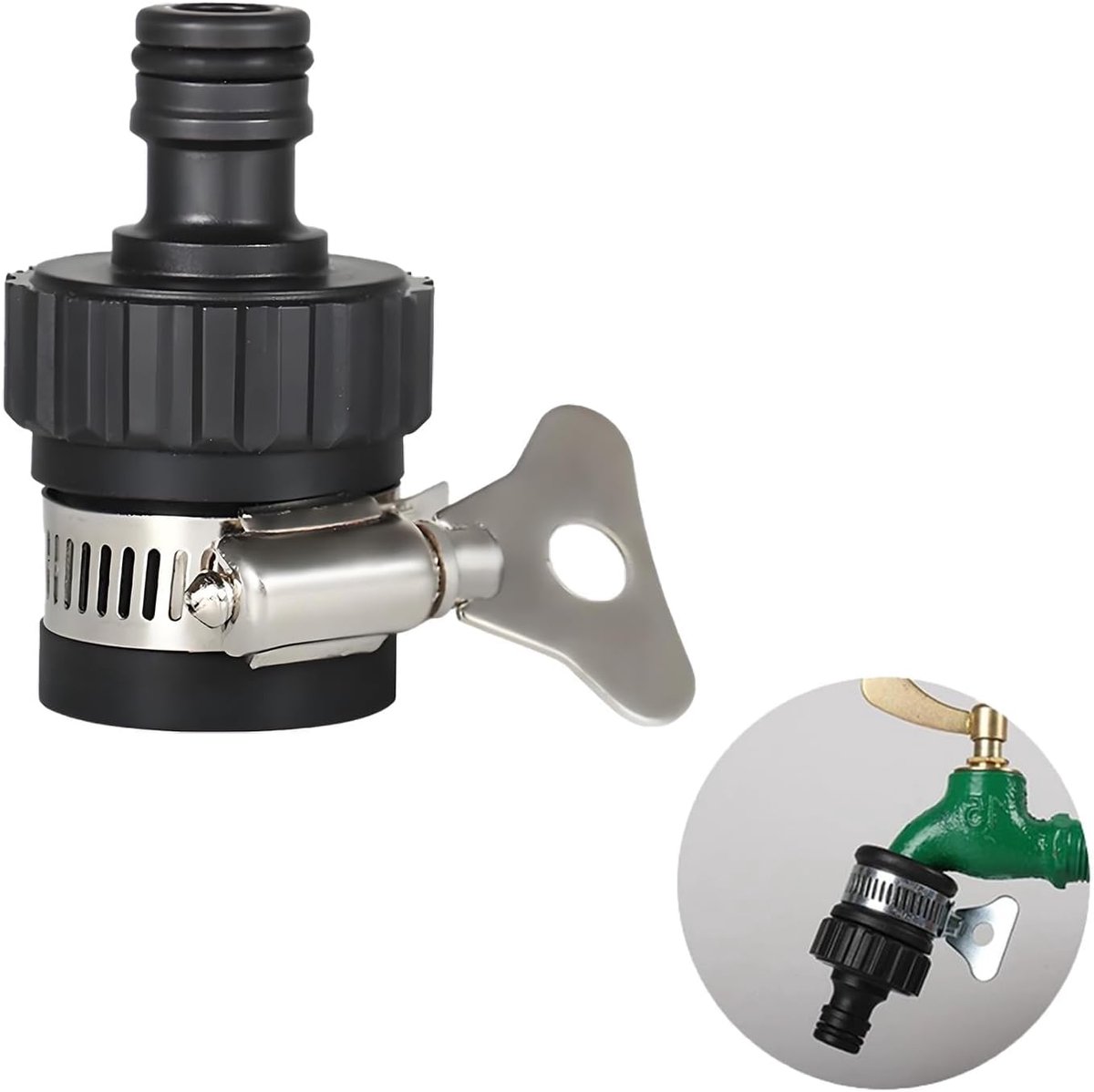 Universal Hose Connector Water Resistant Camping Universal Faucet Adapter Used For Kitchen Gardening Car Washing - ShopVlot