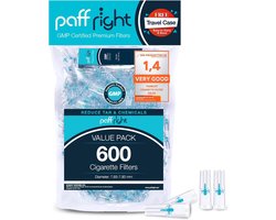 Paffright 600 Cigarette Filter, Filter Cigarettes, Anti Tar Filter, Plastic Cigarette Filter 8mm, Cigarettes Sip Type - ShopVlot