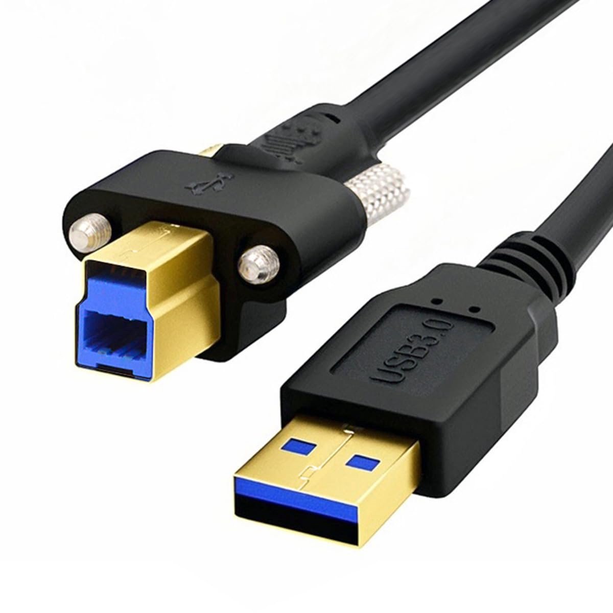 chenyang USB 3.0 Type-A to USB 3.0 Type-B Cable 5Gbps Transfer Rate Gold Plating Connector for Industrial - ShopVlot