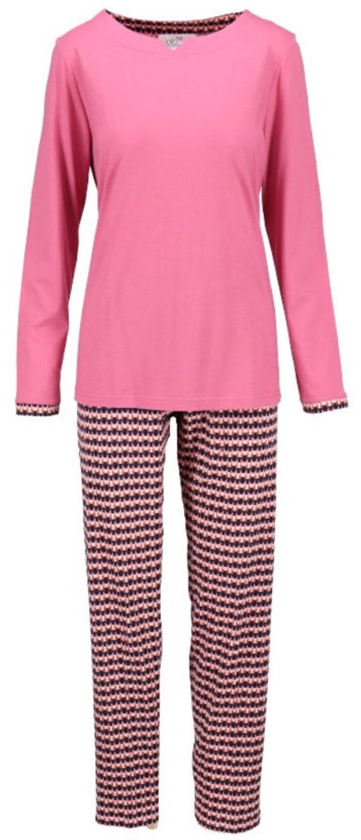 Ringella Katoenen dames pyjama beaujolais Ringella - Rood - Maat - 42