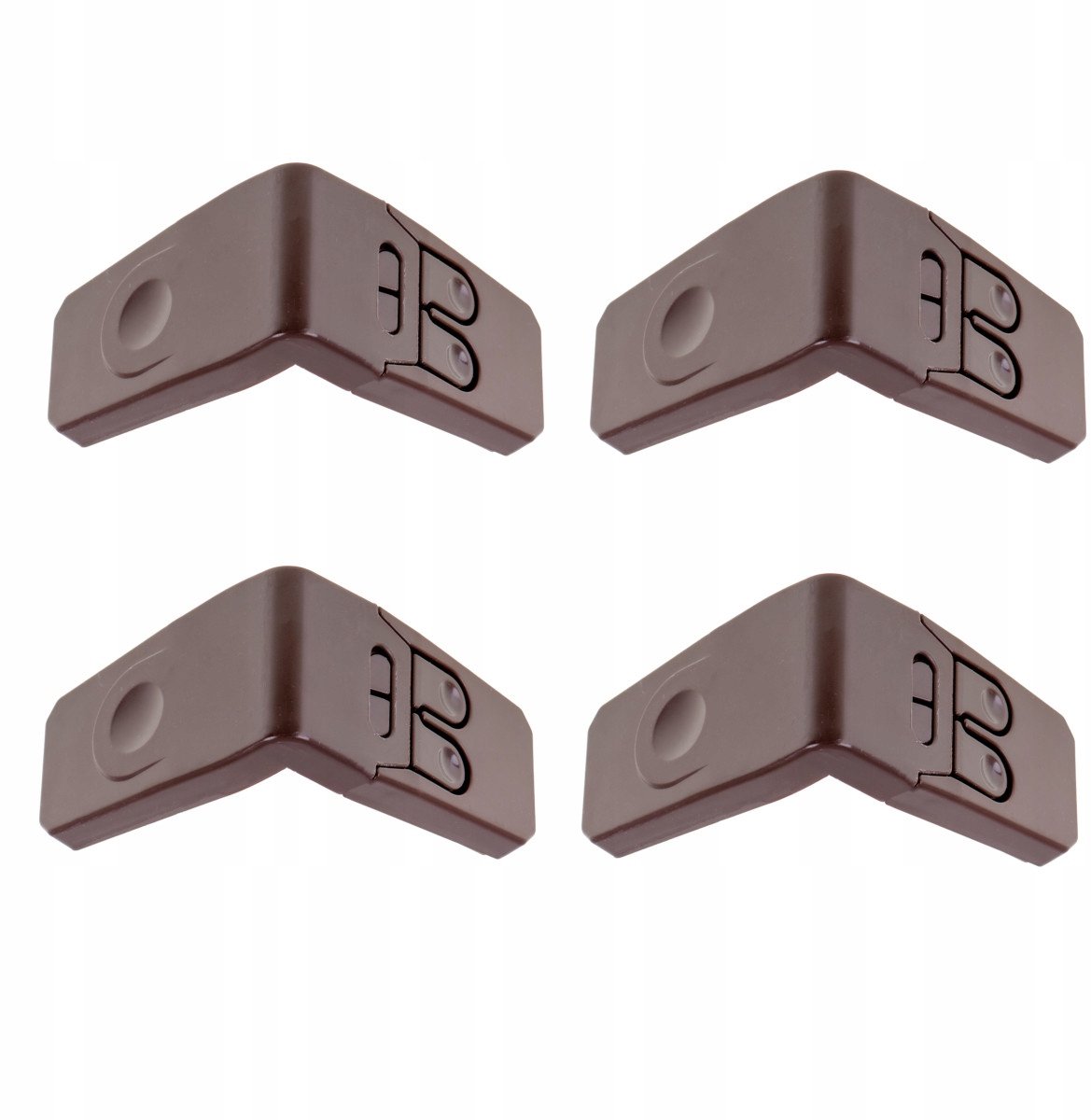 Hoekbeveiliging Lades - 4 stuks - Bruin