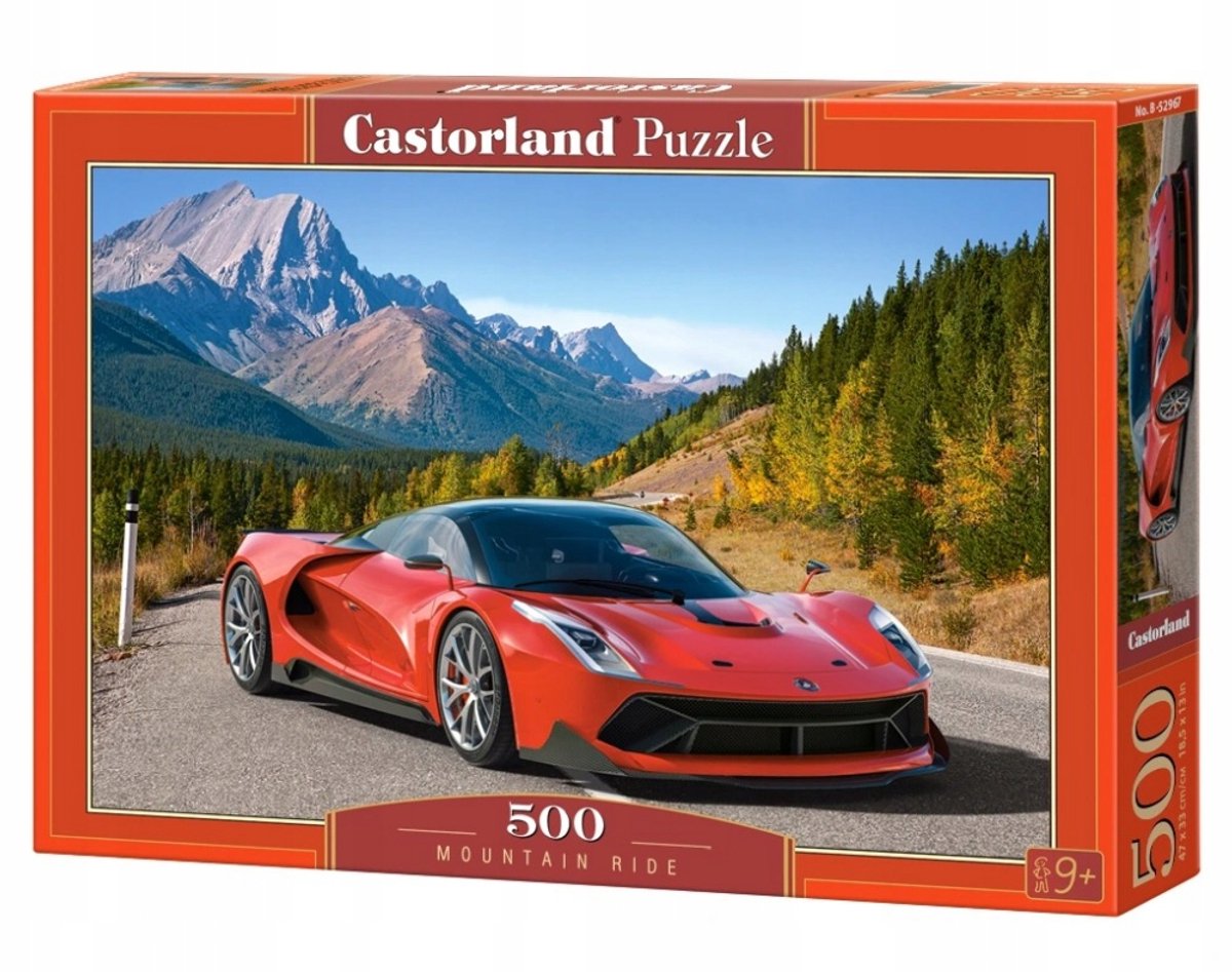 Merkloos Puzzel 500 stukjes - Bergrit, 47x33cm