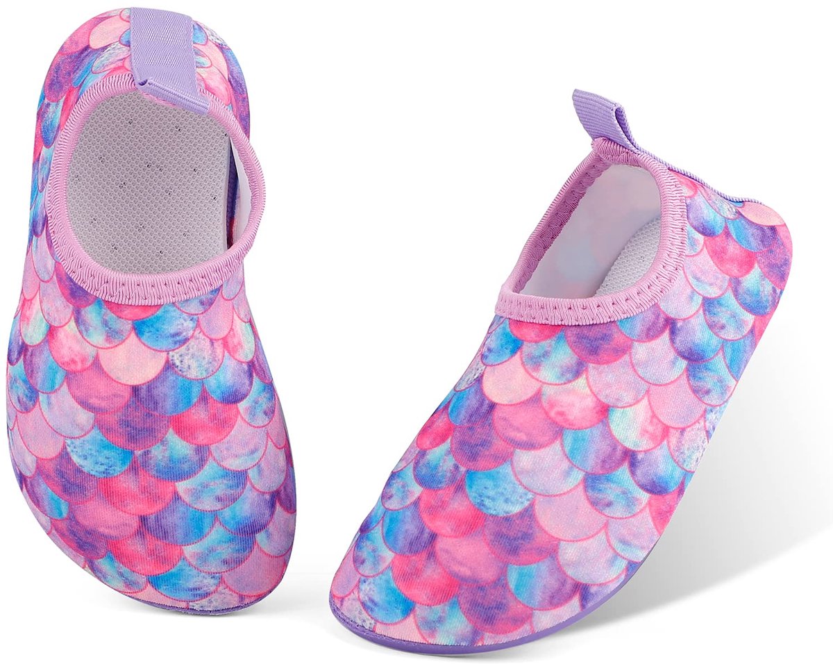 MASOCIO Badschoenen voor kinderen, antislip, sneldrogend, aquaschoenen, zwemschoenen voor meisjes en jongens, strand - ShopVlot