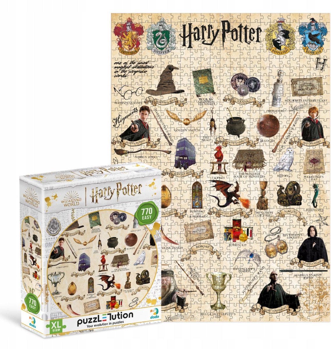 Dodo Easy-XL Puzzel "Gids voor Tovenaars" 24 Stukjes