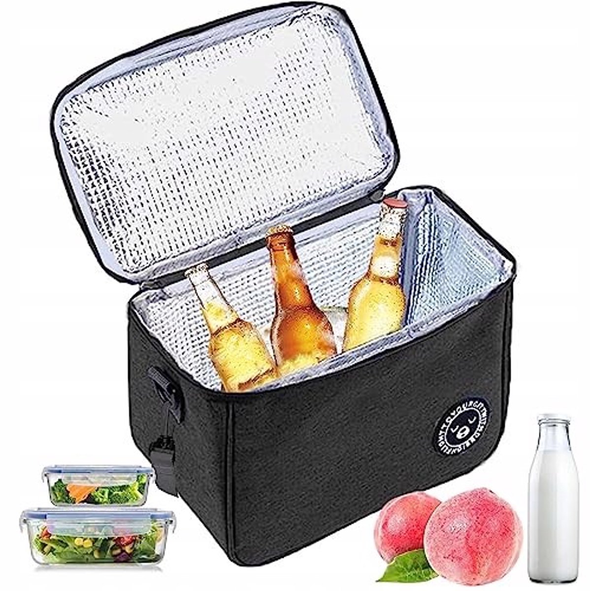 Thermos Lunchtas 13L - Zwart - Waterdicht & Duurzaam