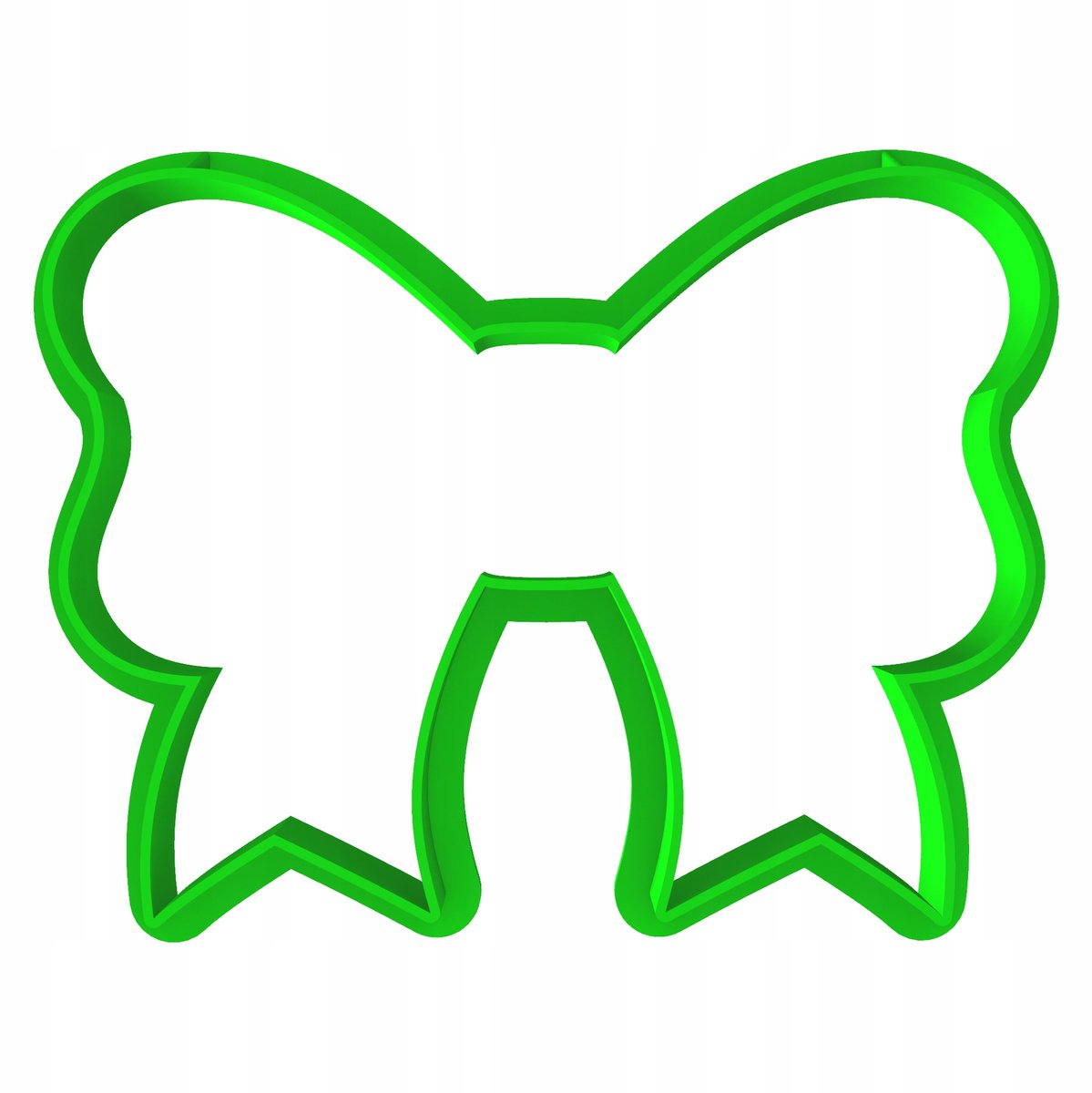 Valentijns Koekjesvorm Strik - 8cm - PETG Plastic