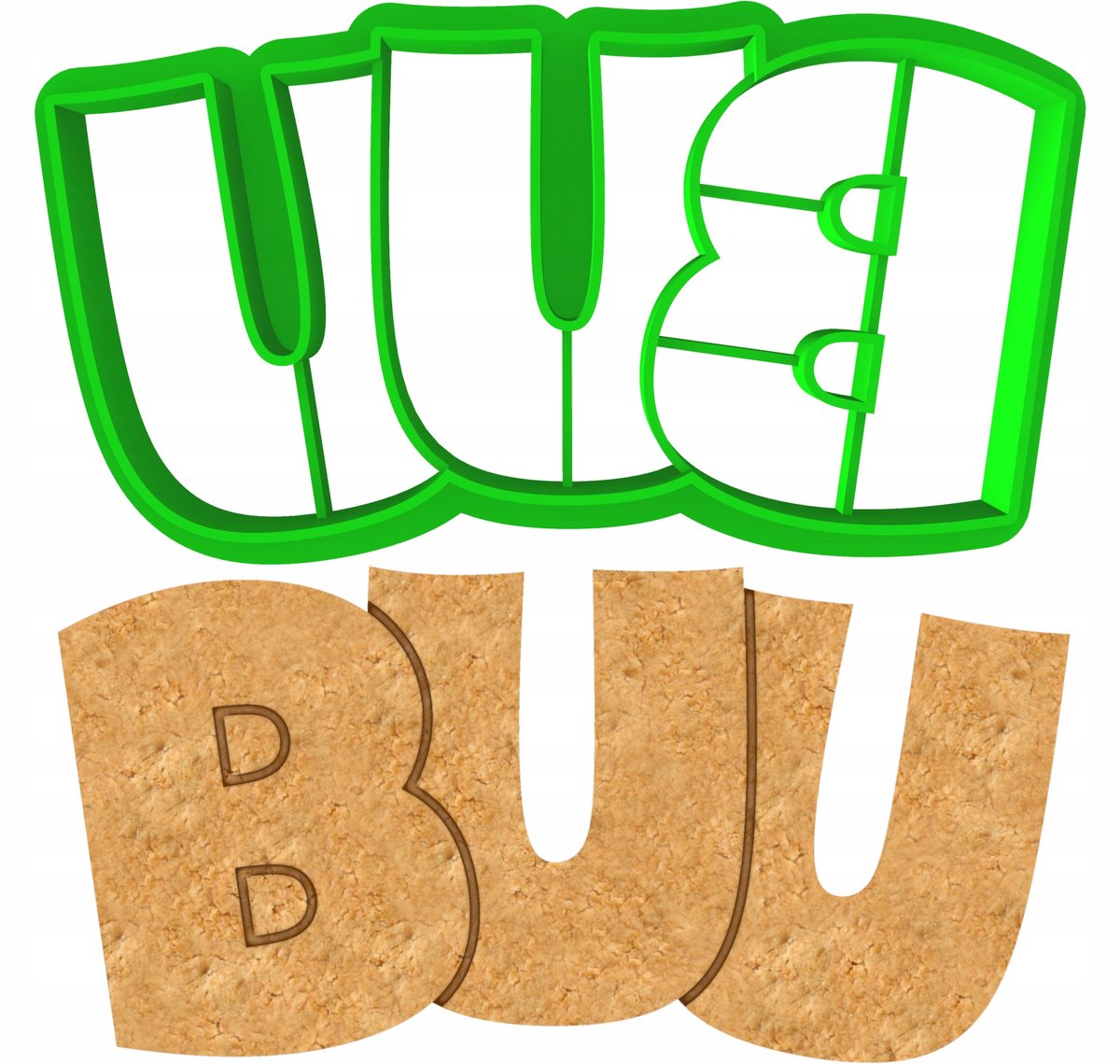 Halloween Koekjesvorm 'Buu' - Kunststof PETG