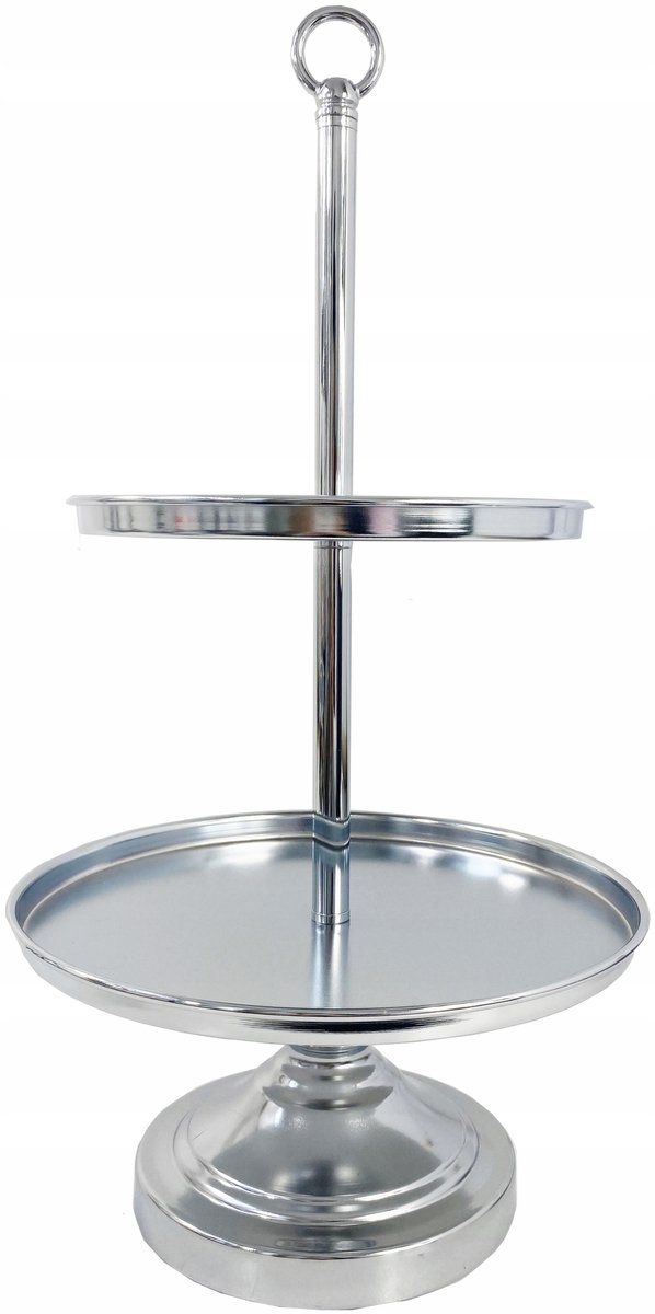 2-Laags Sierplateau Zilver - Elegant en Ruimtebesparend