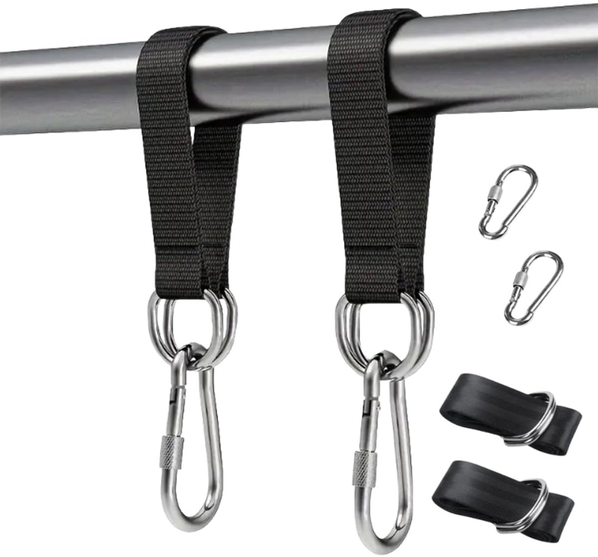 Hängematte bevestigingssysteem, 2 stuks, nylon, voor schommels en hangstoelen