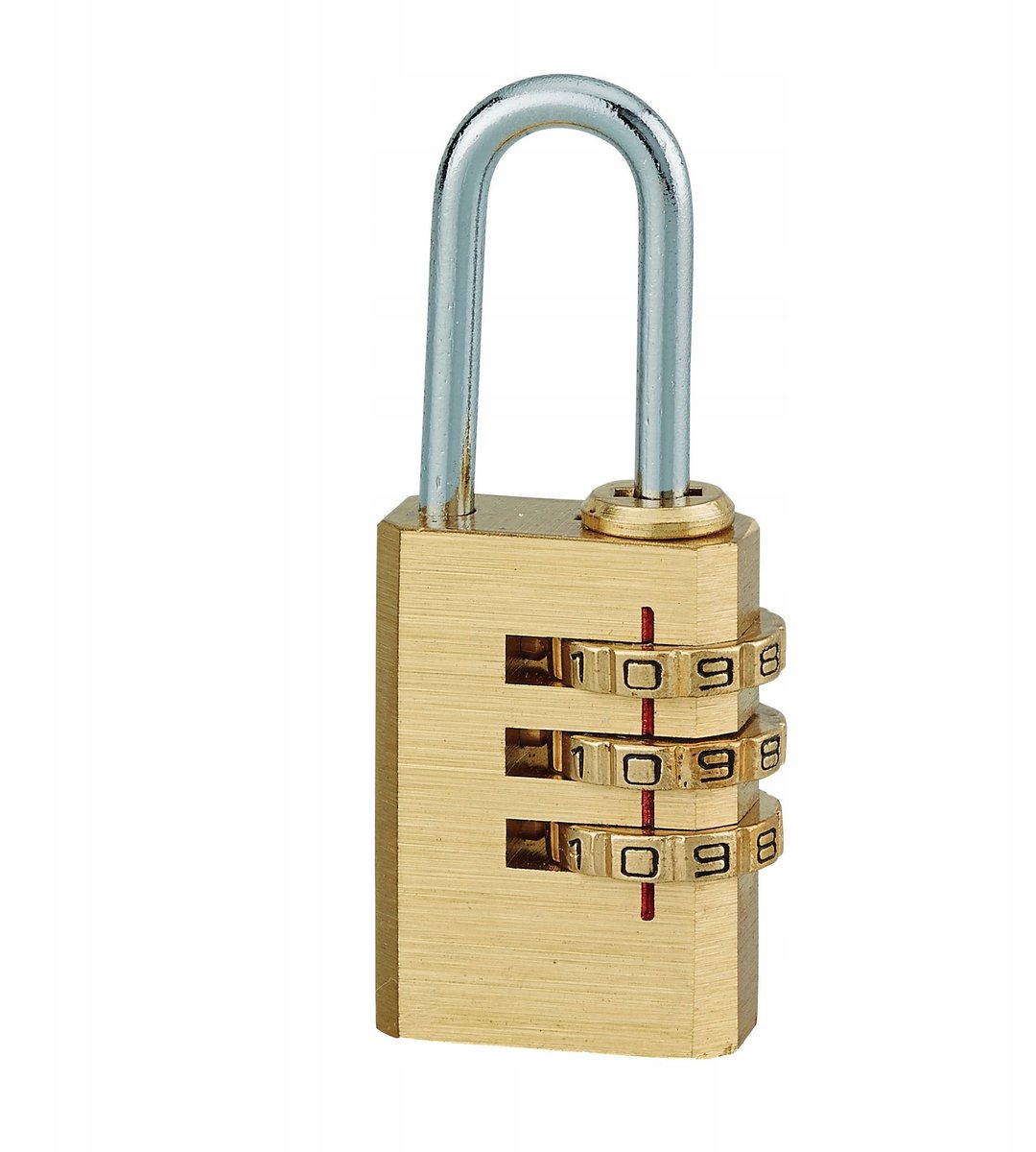 Merkloze Messing Cijferslot Bagage 21 mm - Stel Zelf Combinatie In