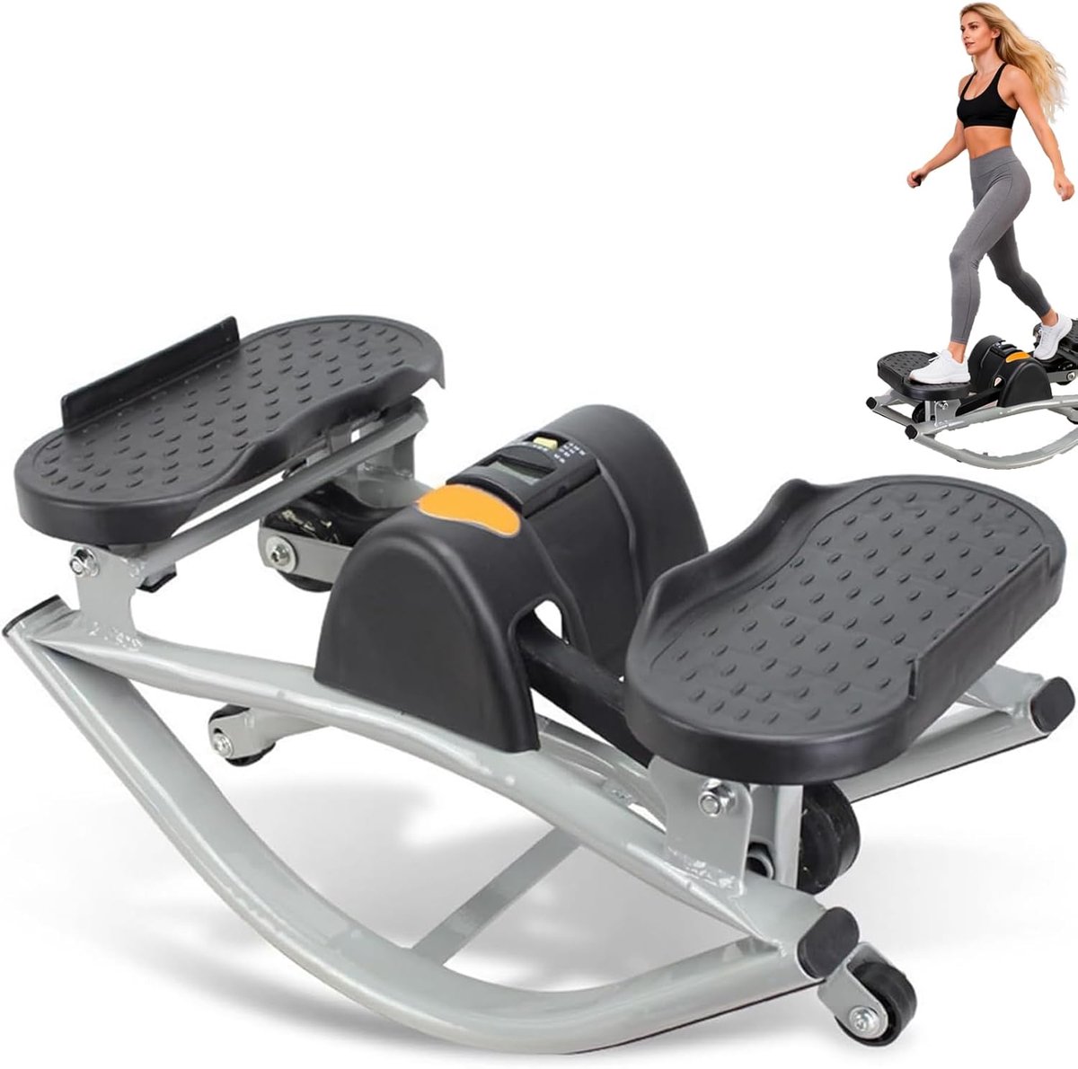 Schommelende Stepper - Fitness Stepper - Thuis Workout - Stille Werking - 50x25x25cm - Niet gespecificeerd
