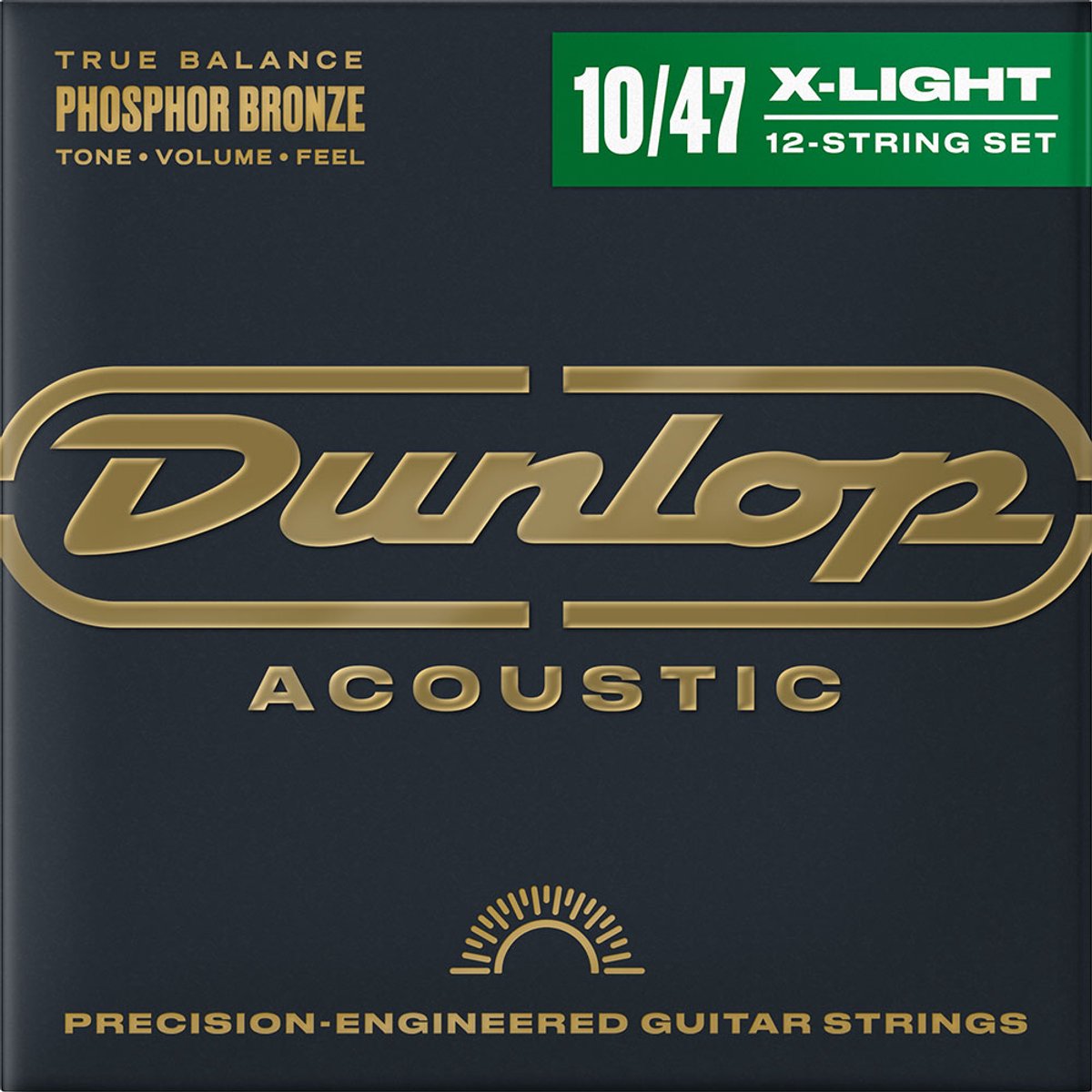 Dunlop DAP1047J Westernsnaren Phosphor Bronze 12-Snarig (10-47) Extra Light