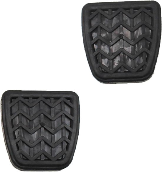 Pedaalhoezen Auto - Rem Koppeling Pads - Veiliger Rijden - Antislip Oppervlak - One Size - Zwart — afbeelding 2