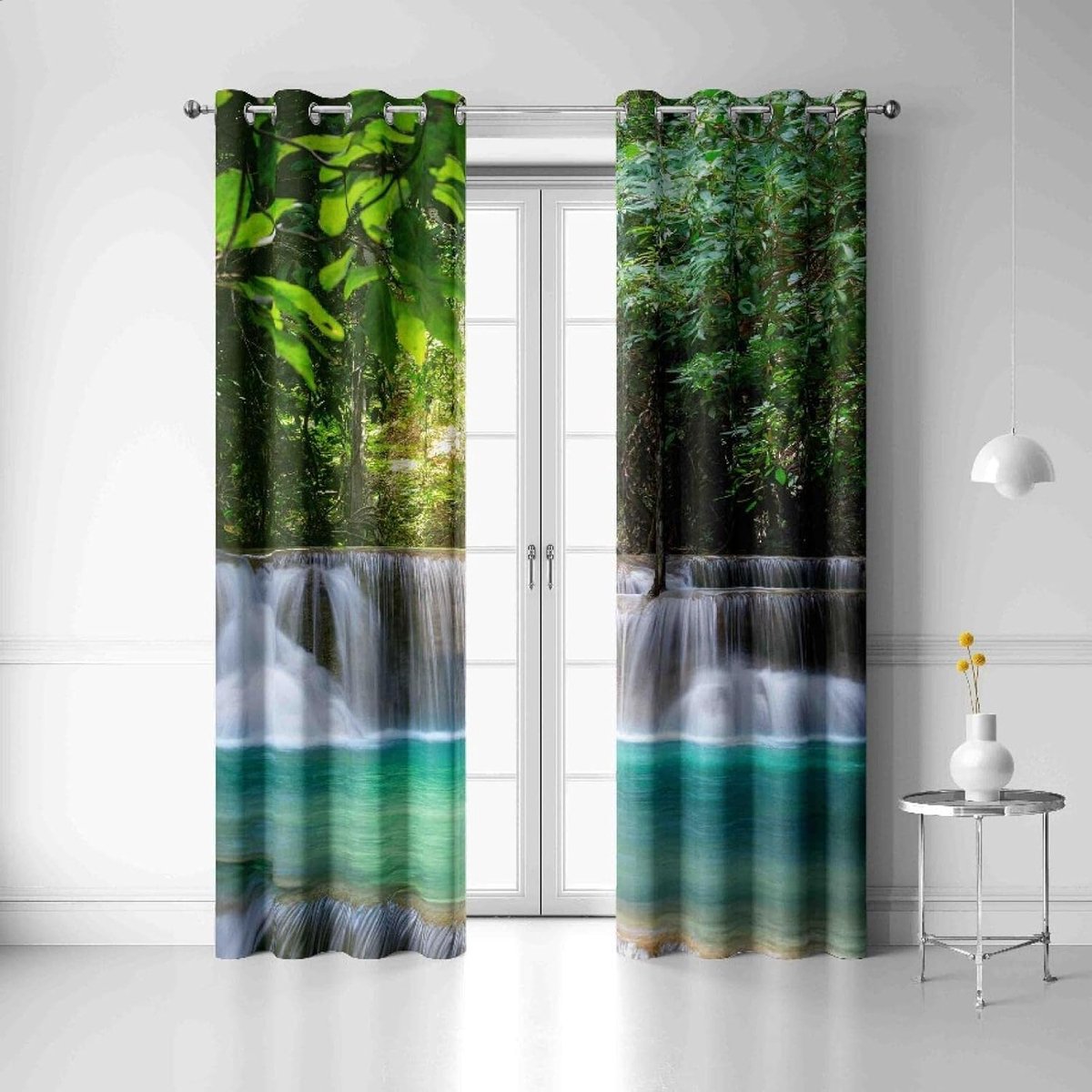 Verduisterende Gordijnen - Blackout Gordijnen Raamdecoratie - Slaapkamer Verduisteren - Triple Weave Technologie - 2x132x214cm - Natuur