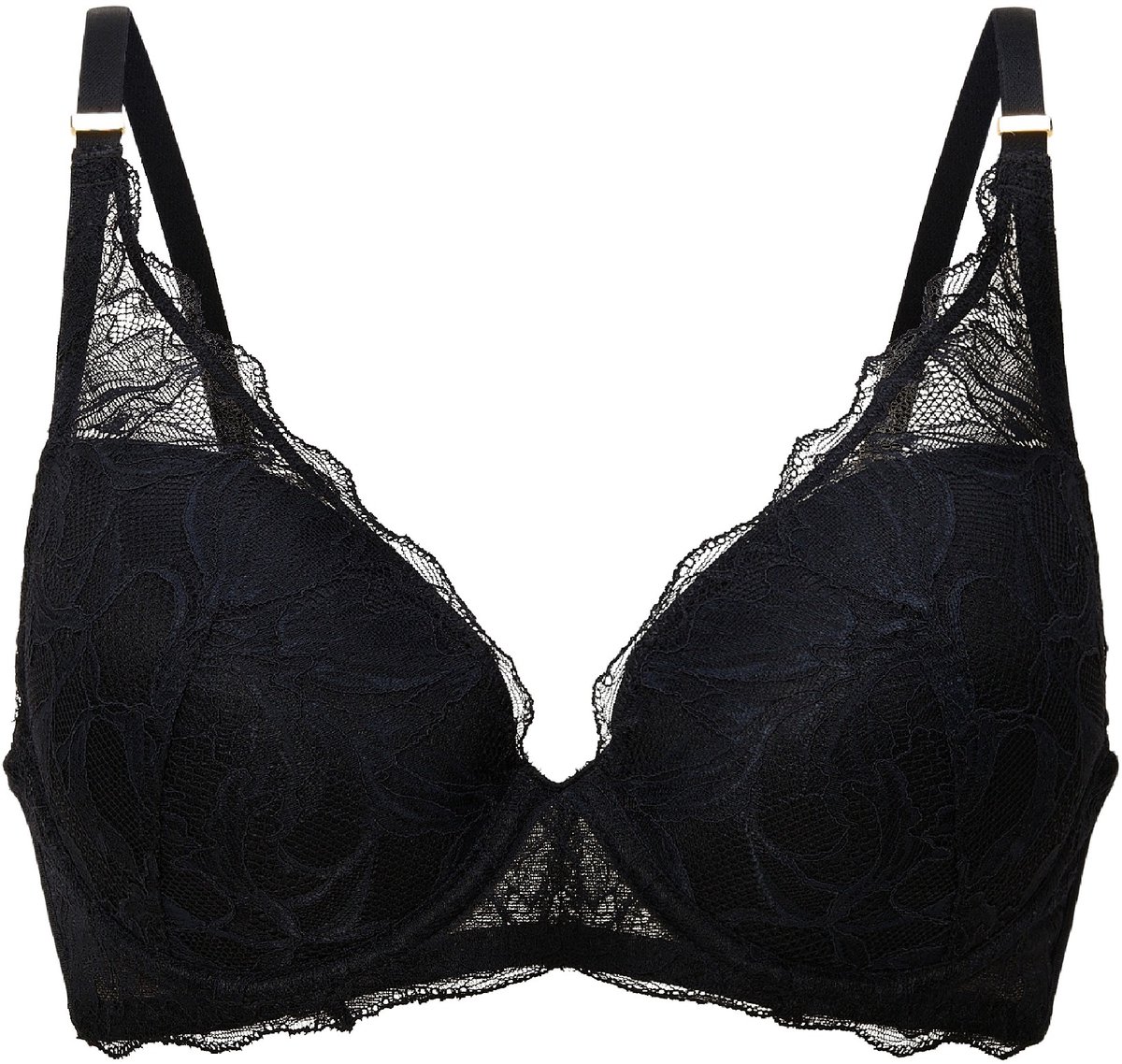 LingaDore Triangel BH Voorgevormd Zwart