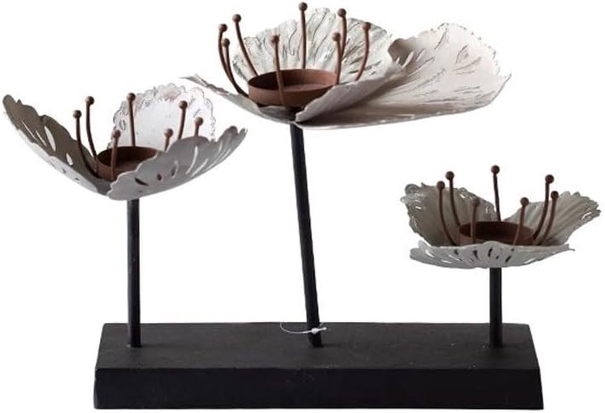 Kandelaar Ornamenten - Kaarsenhouder Kroonluchter - Decoratief Accent - Stabiel Chassis - 