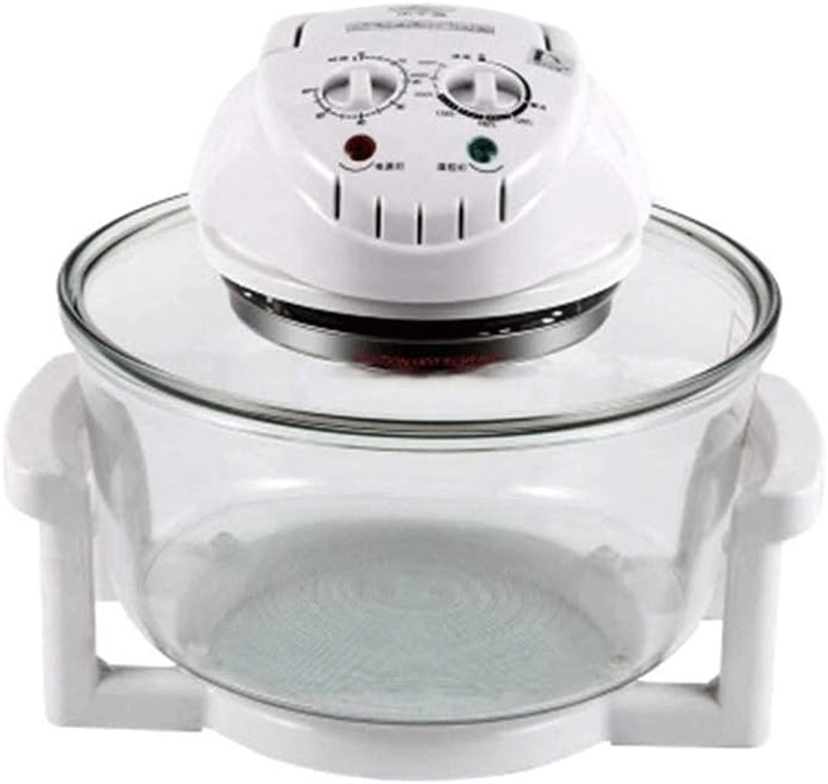 Glazen Airfryer Oven - Heteluchtfriteuse Convectie - Gezond Koken - 360 Graden Verwarming - 30 x 38 x 38 cm