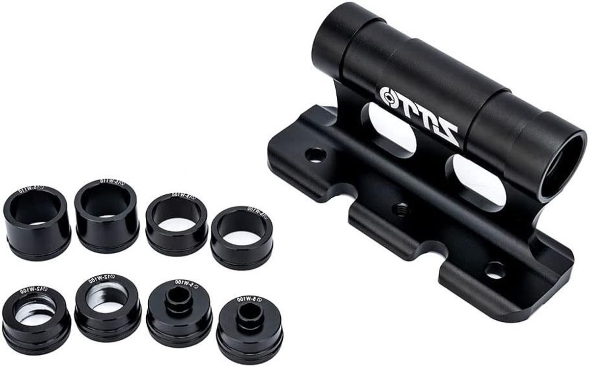 Fiets Voorvork Houder, Snelle Ontgrendelingsblok voor Voorste Dakkoffer, Geschikt voor 5 x 100 mm, 12 x 100 mm, 15 x 100 mm en 110 mm Voorvorken