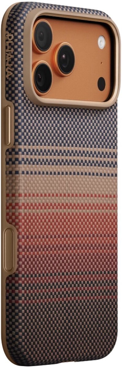 PITAKA Summa - Hoesje Geschikt voor Apple iPhone 17 Pro Max - Compatibel met MagSafe - Aramidevezel 600D - MIL-STD-810H - Back Cover Sunset