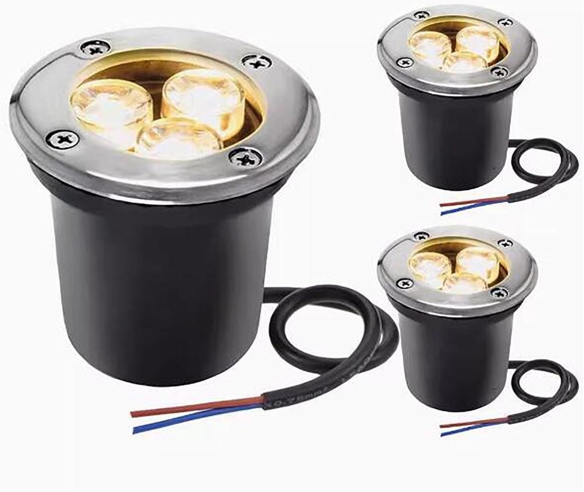 Grondverlichting LED - Buitenlamp Spot - Tuin Verlichten - IP67 Waterdicht - 3W - Groen