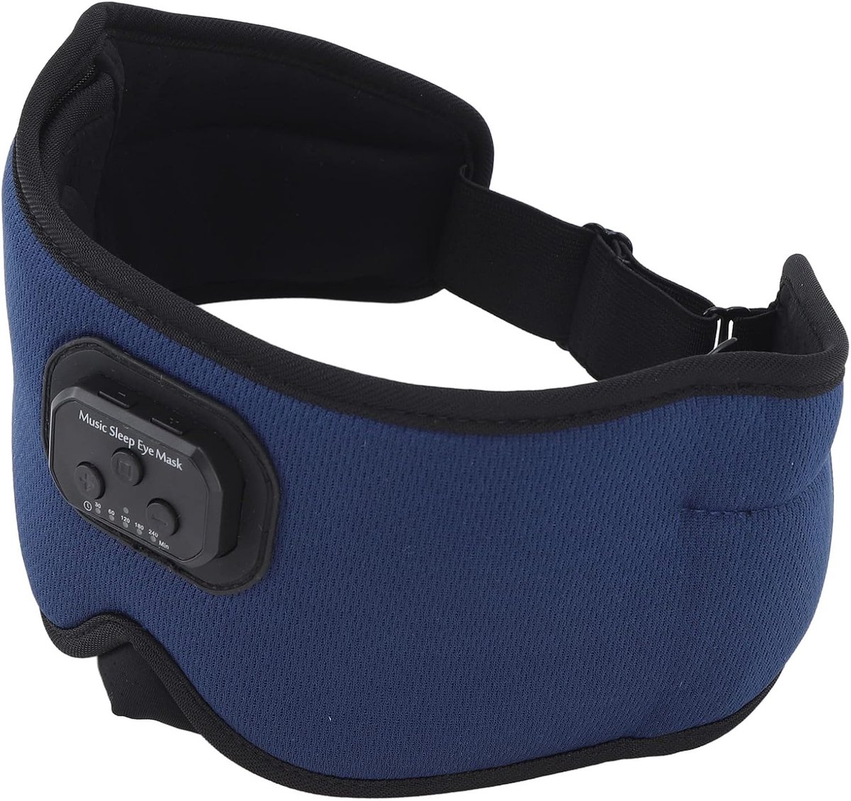 Slaapkoptelefoon Oogmasker - Slaapmasker met geluid - Ontspannen slapen - 3-in-1 functie - 28 x 11 x 3 cm - Blauw